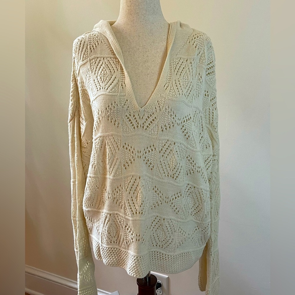 Cupcakes & Cashmere Knit Lounge Set Hoodie + Shorts XL NWT